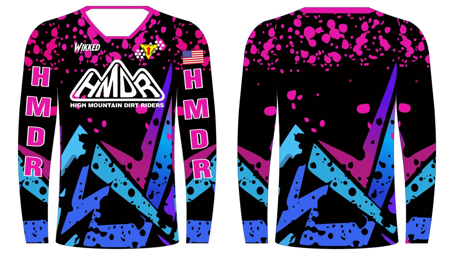 Neon Blast HMDR RACE JERSEY