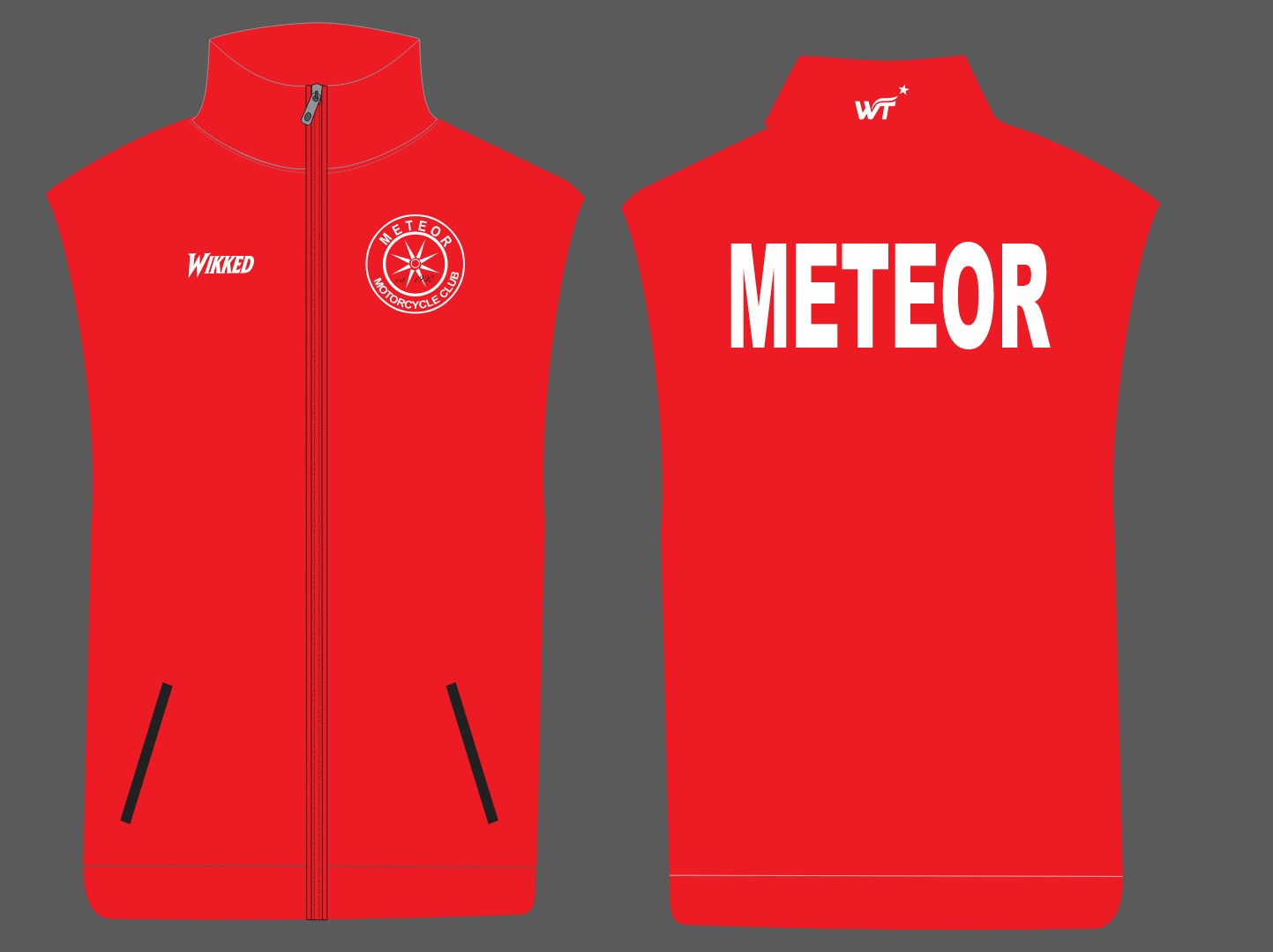 METEOR RED COLDWEATHER RIDING VEST
