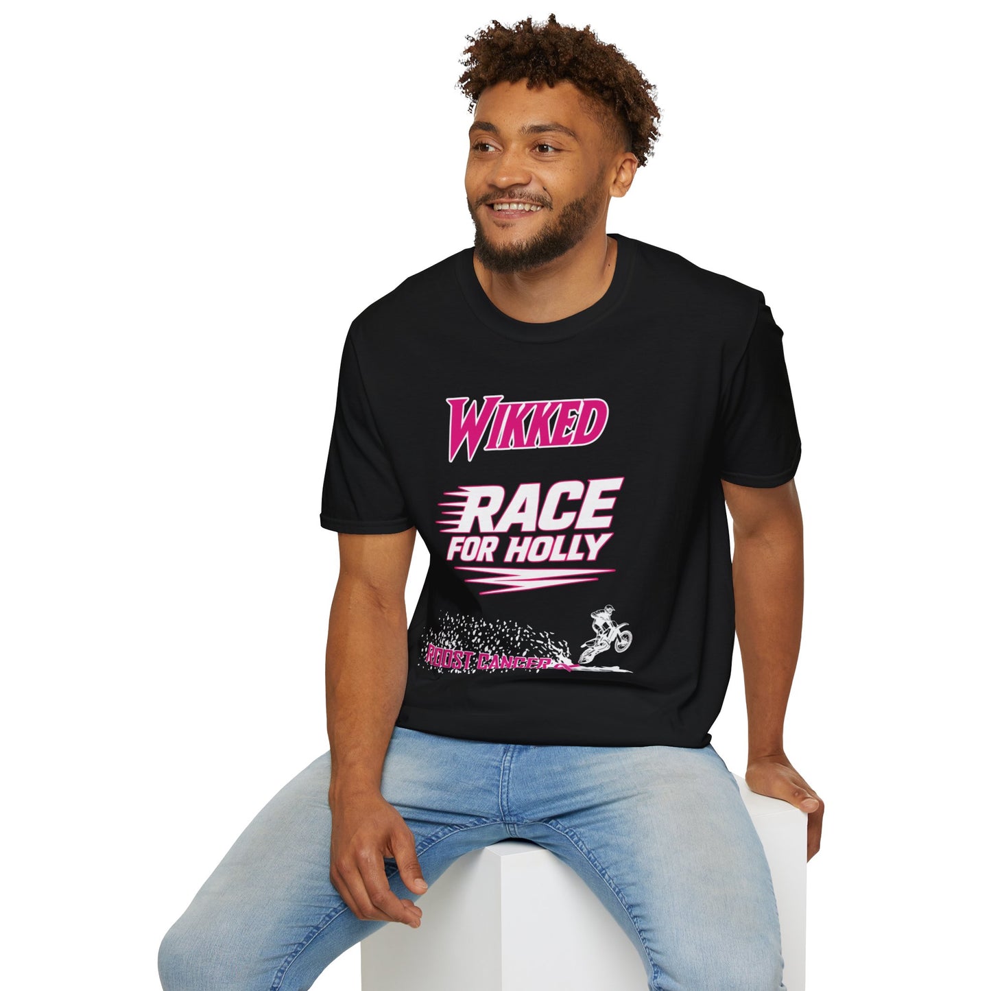 Wikked Race for Holly Cancer Awareness T-Shirt, Unisex Softstyle Tee, Support Cancer Research, Pink Ribbon Shirt, Gift for Fighters, [...]