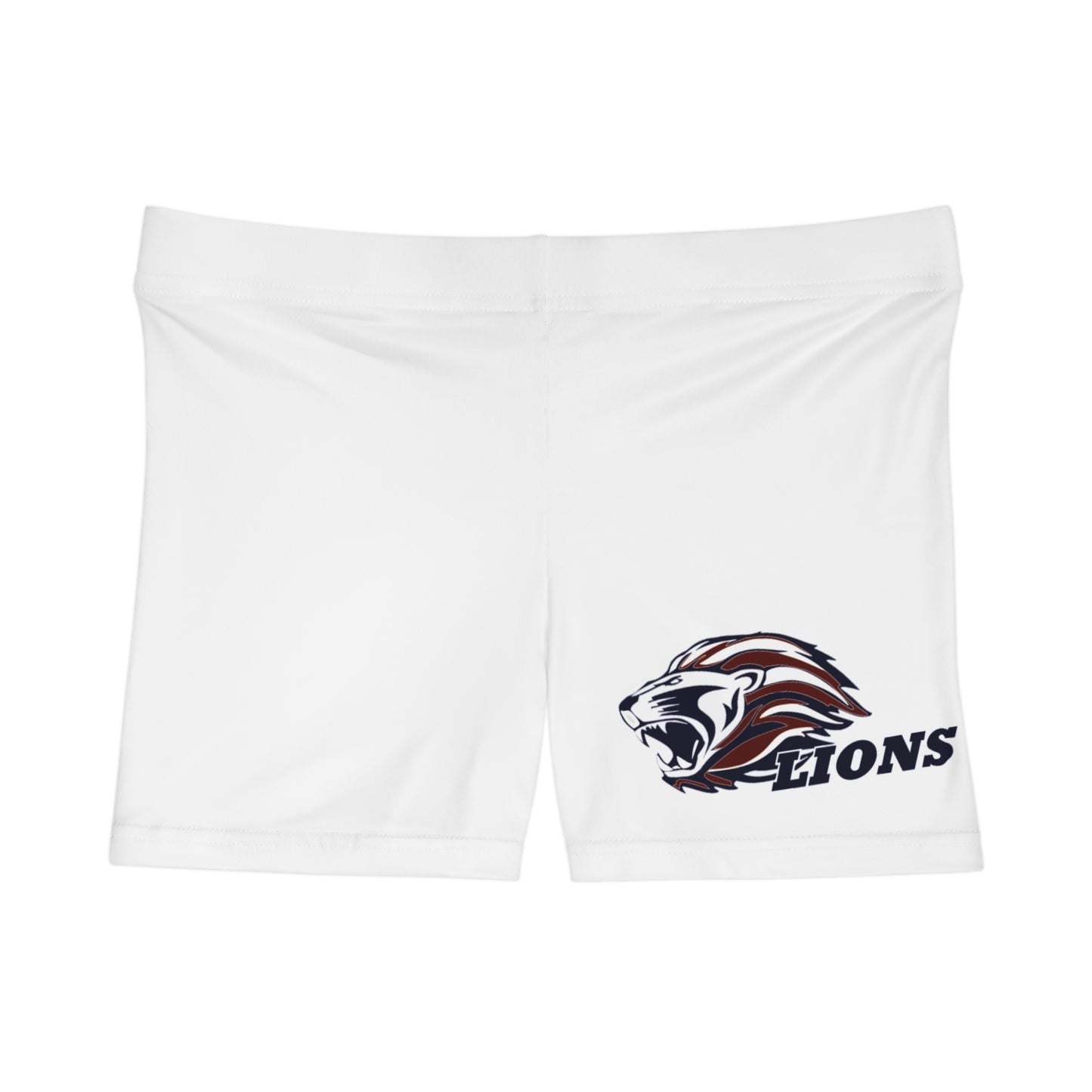 Cheer Team Women's Athletic Shorts — Leap Lions Cheer Logo