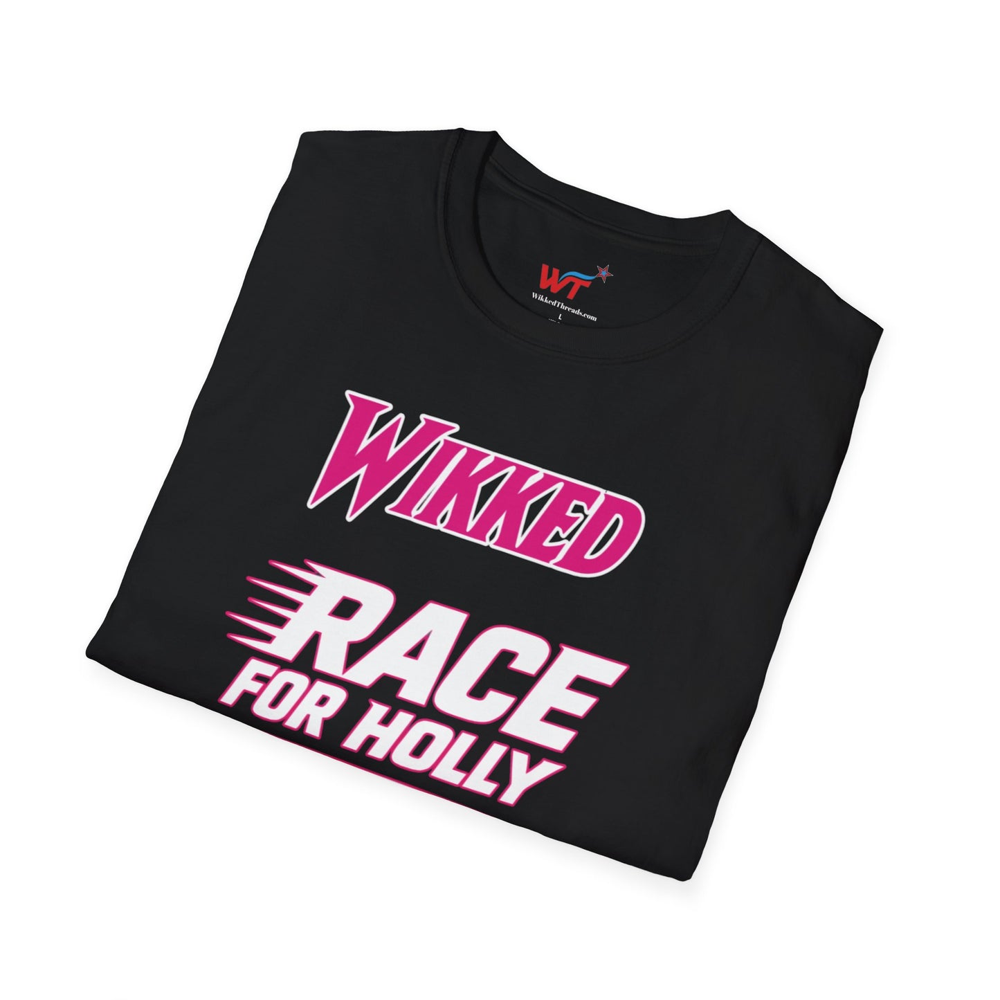 Wikked Race for Holly Cancer Awareness T-Shirt, Unisex Softstyle Tee, Support Cancer Research, Pink Ribbon Shirt, Gift for Fighters, [...]